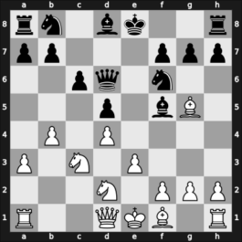 1965 Hungary – Round 1 – Flesch, Janos – 1/2-1/2 – Kluger, Gyula – G51
