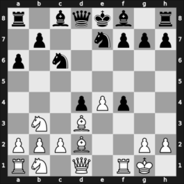 1965 Hungary – Round 1 – Pogats, Jozsef Jr. – 1/2-1/2 – Flesch, Janos – G81