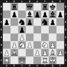 1965 Amsterdam (IBM-B) – Round 1 – Milic, Bozidar – 1/2-1/2 – De Rooi, Paul – G5