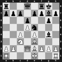 1965 ISR Ch – Round 7 – Ben Moshe, Shalom – 1/2-1/2 – Kagan, Shimon – G24