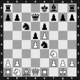 1965 JUG Ch – Round 3 – Bradvarevic, Aleksandar – 1/2-1/2 – Bogdanovic, Rajko – G3