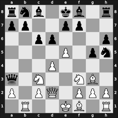 1965 JUG Ch – Round 14 – Bradvarevic, Aleksandar – 0-1 – Matulovic, Milan – G13