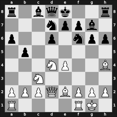 1965 Kiel Open – Round 1 – Skarke, Hermann – 1/2-1/2 – Eising, Johannes – G4