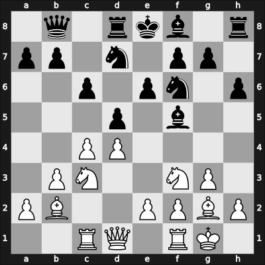 1965 Kiel Open – Round 8 – Eising, Johannes – 1/2-1/2 – Gerusel, Mathias – G40