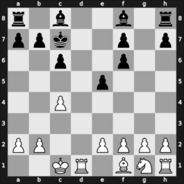 1965 Kiel Open – Round 12 – Besser, Hans – 1/2-1/2 – Eising, Johannes – G57