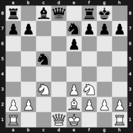 1965 Kiel Open – Round 13 – Besser, Hans – 1/2-1/2 – Lohmann, Heinrich – G61