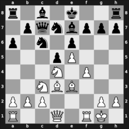 1965 Kiev (Ukraine) – Round ? – Mnatsakanian, Eduard A – 1/2-1/2 – Sergievsky, Vladimir D – G9