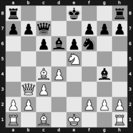 1965 Leipzig Inter 1st – Round 15 – Hennings, Artur – 1/2-1/2 – Trifunovic, Petar – G22