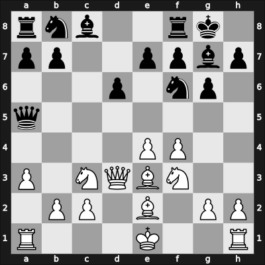 1965 Malaga – Round 3 – Durão, Joaquim Manuel – 1/2-1/2 – Palacios de la Prida, Ernesto – G4