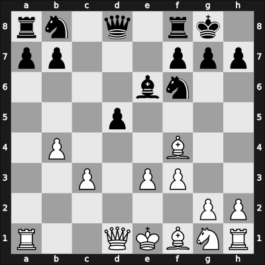 1965 Mar del Plata – Round 1 – Gheorghiu, Florin – 1/2-1/2 – Sanguinetti, Ricardo – G4