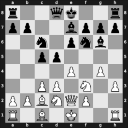 1965 Mar del Plata – Round 1 – Rossetto, Hector – 1/2-1/2 – Bielicki, Carlos – G10