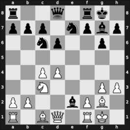 1965 Mar del Plata – Round 2 – Benko, Pal – 1/2-1/2 – Bolbochan, J. – G14