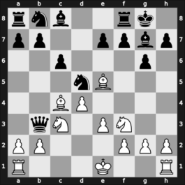 1965 Mar del Plata – Round 4 – Gheorghiu, Florin – 1/2-1/2 – Pilnik, Herman – G30