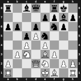 1965 Mar del Plata – Round 6 – Palermo, Vicente – 1/2-1/2 – Bolbochan, J. – G49
