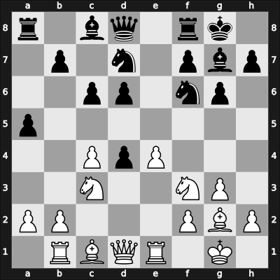 1965 Mar del Plata – Round 9 – Bolbochan, J. – 1/2-1/2 – Stein, Leon Rico – G74