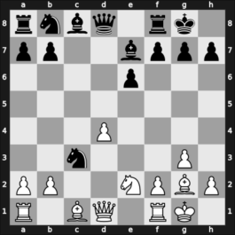 1965 Marianske Lazne – Round 11 – Keres, Paul Petrovich – 1/2-1/2 – Bednarski, Jacek B – G52