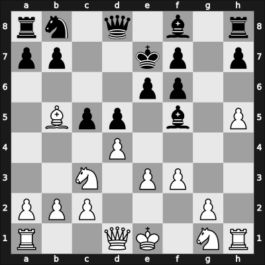 1965 Moscow RUS – Round 1 – Shashin, Alexsander A – 1-0 – Aronin, Lev – G3
