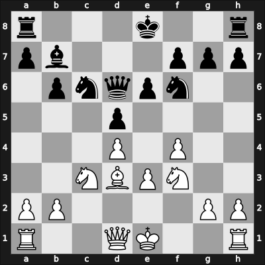 1965 New York ch-USA – Round 2 – Rossolimo, Nicolas – 1-0 – Bisguier, Arthur B – G6