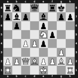 1965 New York ch-USA – Round 7 – Benko, Pal – 0-1 – Rossolimo, Nicolas – G23