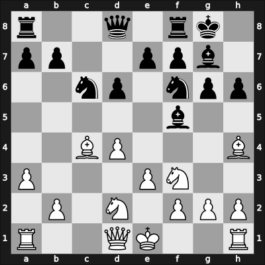 1965 New York ch-USA – Round 5 – Bisguier, Arthur B – 0-1 – Fischer, Raphael – G11