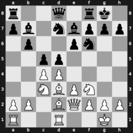 1965 Noordwijk – Round 1 – Donner, Jan-Hein – 1/2-1/2 – Bobotsov, Milko G – G2
