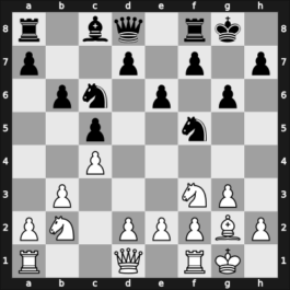 1965 Noordwijk – Round 1 – Flohr, Salo – 1/2-1/2 – Van den Berg, Cees – G6