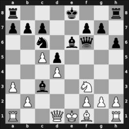 1965 Noordwijk – Round 2 – Bobotsov, Milko G – 1/2-1/2 – Flohr, Salo – G8