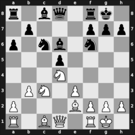 1965 Noordwijk – Round 4 – Botvinnik, Mikhail – 1-0 – Donner, Jan-Hein – G15