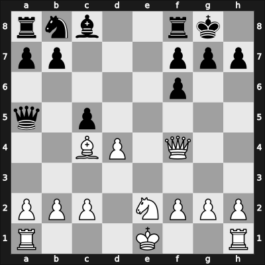 1965 Noordwijk – Round 6 – Donner, Jan-Hein – 1/2-1/2 – Flohr, Salo – G22