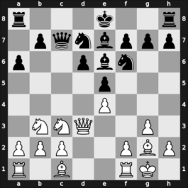 1965 Novi Sad – Round 12 – Dan Nikolic, Slobodan – 1/2-1/2 – Buljovcic, Ivan – G98