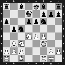 1965 Novi Sad – Round 12 – Ciric, Dragoljub M – 1/2-1/2 – Bogdanovic, Rajko – G99