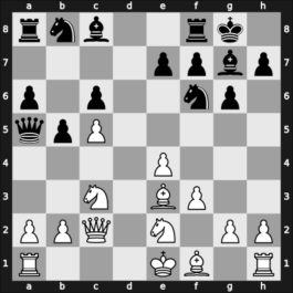 1965 POL Ch 22th – Round 10 – Schinzel, Wladyslaw – 1/2-1/2 – Drozd, Ryszard – G56