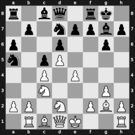 1965 Pardubice – Round 1 – Pithart, Frantisek – 1/2-1/2 – Alster, Ladislav – G22