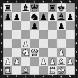 1965 Pardubice – Round 1 – Pithart, Frantisek – 1/2-1/2 – Cibulka, Vladimir – G24