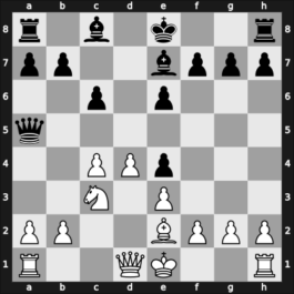 1965 Rio de Janeiro – Round ? – Vasconcellos, Fernando O – 1/2-1/2 – Mangini, Jose Henrique de Mello – G22