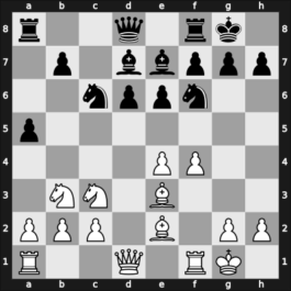 1965 Rubinstein Memorial – Round 10 – Matulovic, Milan – 1/2-1/2 – Pietrusiak, Bogdan – G23