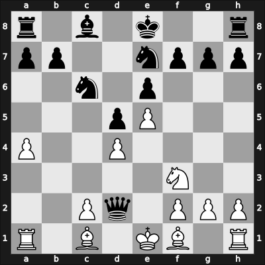 1965 Santiago Santiago de Chile – Round 1 – Alfaro Quinones, Alejandro – 1/2-1/2 – Foguelman – G6