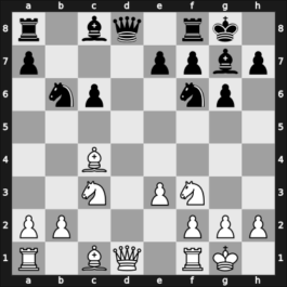 1965 Sarajevo – Round 1 – Kozomara, Vlado – 1/2-1/2 – Trifunovic, Petar – G13