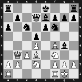 1965 Sarajevo – Round 1 – Mestrovic, Zvonimir – 1/2-1/2 – Kozomara, Vlado – G16