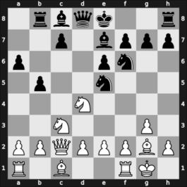 1965 Sarajevo – Round 1 – Trifunovic, Petar – 1/2-1/2 – Ciric, Dimitrije – G23