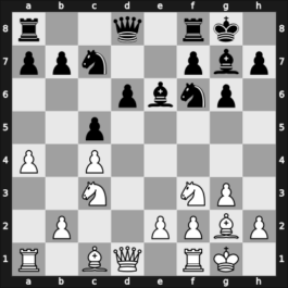 1965 Sarajevo – Round 3 – Forintos, Gyozo V – 1/2-1/2 – Matulovic, Milan – G31