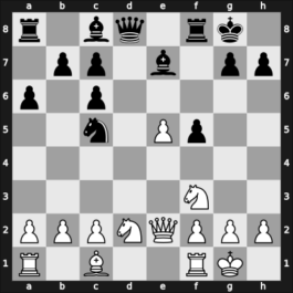 1965 Sarajevo – Round 3 – Bogdanovic, Radivoje – 1/2-1/2 – Suetin, Alexey S – G34