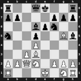 1965 Sarajevo – Round 5 – Mestrovic, Zvonimir – 1/2-1/2 – Trifunovic, Petar – G42