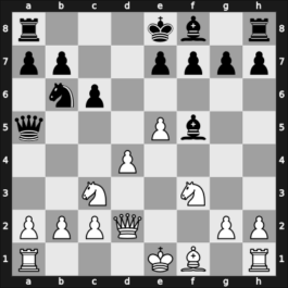 1965 Tallinn ch-URS – Round 1 – Bykhovsky, Anatoly A – 1/2-1/2 – Liavdansky, Vladimir – G28