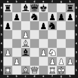1965 Tallinn ch-URS – Round 1 – Mikenas, Vladas – 0-1 – Polugaevsky, Lev – G54