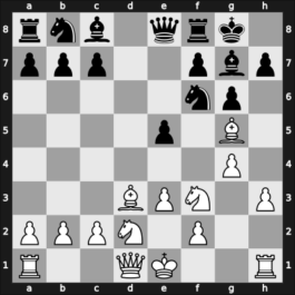 1965 Tallinn ch-URS – Round 1 – Liavdansky, Vladimir – 1/2-1/2 – Taimanov, Mark E – G70