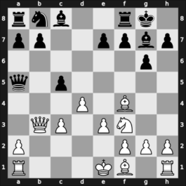 1965 Tallinn ch-URS – Round 1 – Bronstein, David I – 1/2-1/2 – Suetin, Alexey S – G71