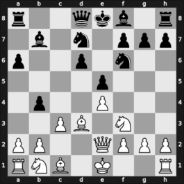 1965 Tallinn ch-URS – Round 1 – Suetin, Alexey S – 1/2-1/2 – Taimanov, Mark E – G76