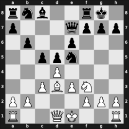1965 Tbilisi – Round 1 – Soos, Bela – 1/2-1/2 – Radulov, Dmitrii – G14