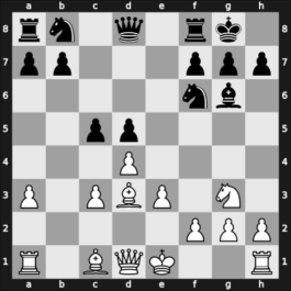 1965 Tbilisi – Round 1 – Buslaev, Alexander – 1/2-1/2 – Damjanovic, Marko – G18